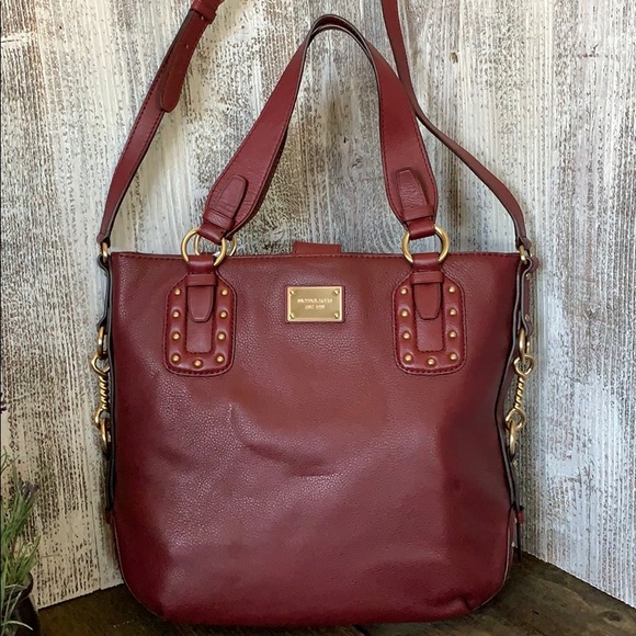 Michael Kors Burgundy Handbag NWT - Picture 1 of 16